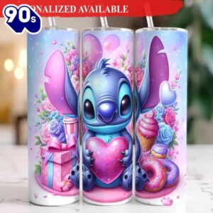 3D Stitch Cartoon Valentine 20oz…