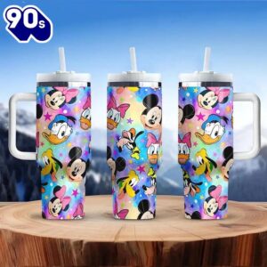 40oz Cartoon Characters Insulated Tumbler