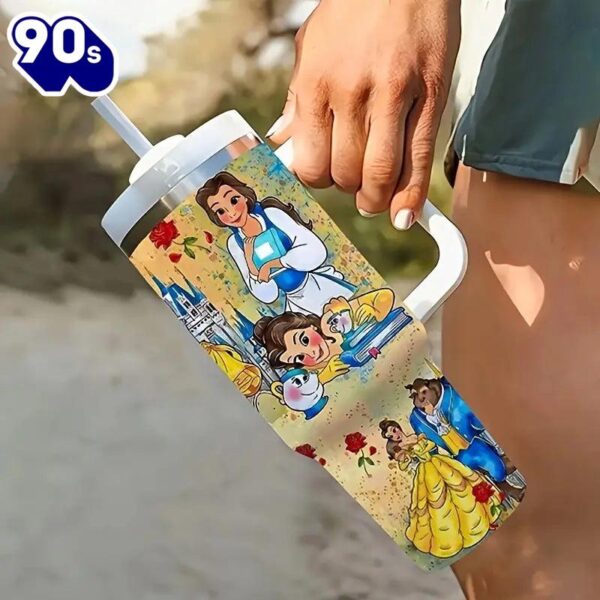 40oz Cartoon Printed Insulated Tumbler