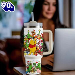 40oz Christmas Festive Insulated Tumbler