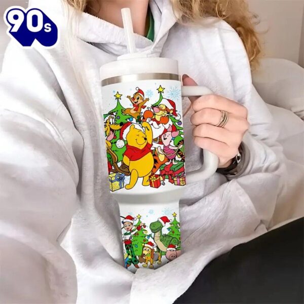 40oz Christmas Festive Insulated Tumbler