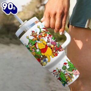 40oz Christmas Festive Insulated Tumbler