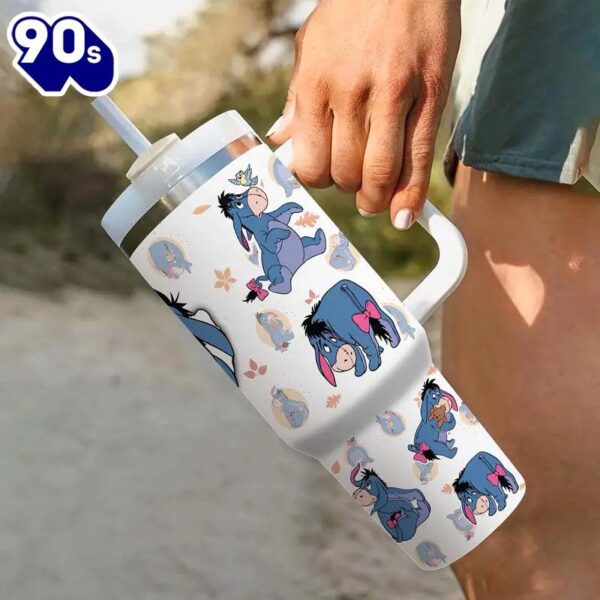 40oz Elephant Pattern Insulated Tumbler