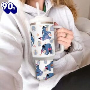 40oz Elephant Pattern Insulated Tumbler