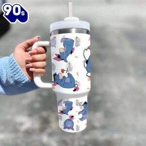 40oz Elephant Pattern Insulated Tumbler