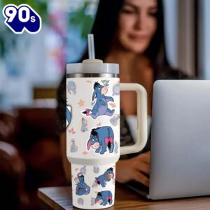 40oz Elephant Pattern Insulated Tumbler