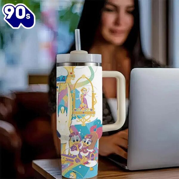 40oz Fairytale Themed Insulated Tumbler With Handle