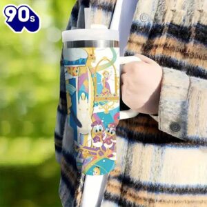 40oz Fairytale Themed Insulated Tumbler With Handle