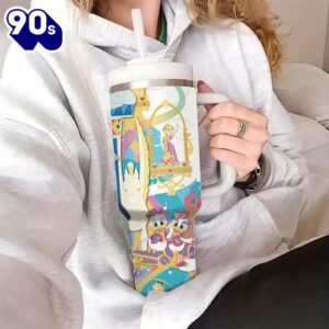 40oz Fairytale Themed Insulated Tumbler With Handle