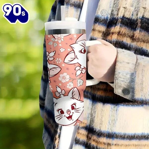 40oz Floral Fox Insulated Tumbler