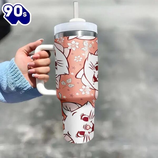 40oz Floral Fox Insulated Tumbler