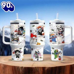 40oz Insulated Tumbler With Halloween…