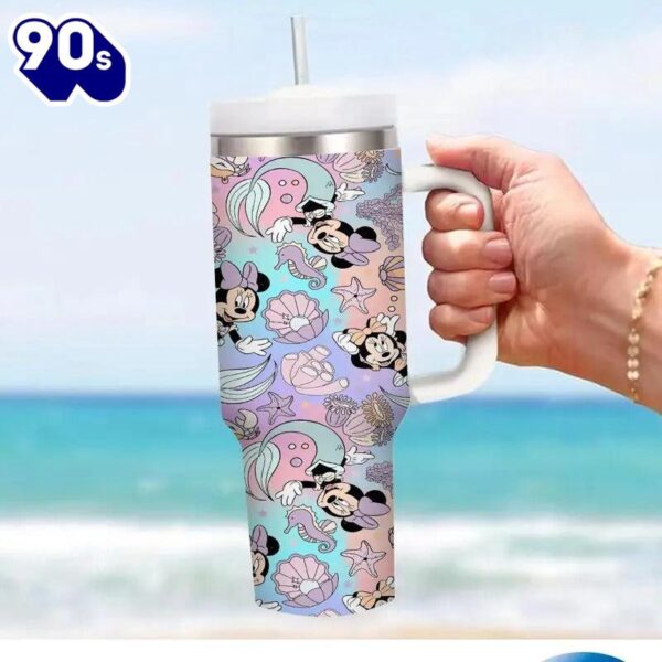 40oz Mickey And Minnie Character Insulated Tumbler