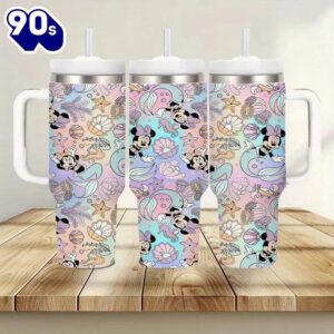 40oz Mickey And Minnie Character Insulated Tumbler