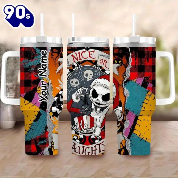 40oz Nightmare Themed Leakproof Tumbler