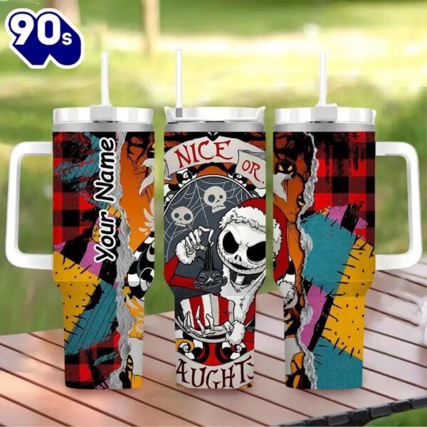 40oz Nightmare Themed Leakproof Tumbler