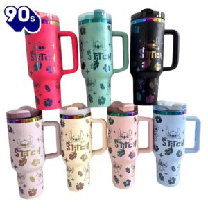 40oz Stitch Inspired Tumbler With…