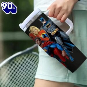 40oz Superhero Cartoon Insulated Tumbler