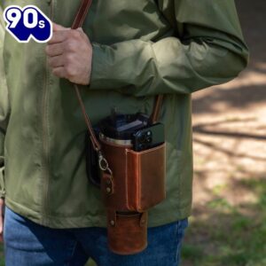 40oz Tumbler Carrier With Strap And Phone Pocket