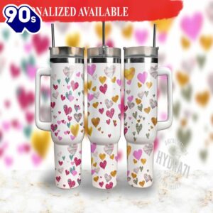 40oz Tumbler Love Hearts Valentine…