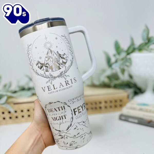 40oz Tumbler With Celestial And Sword Art