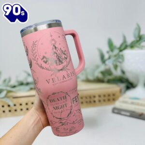 40oz Tumbler With Celestial And Sword Art