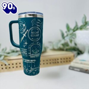 40oz Tumbler With Celestial And Sword Art