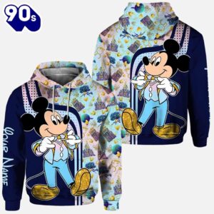 50 Years Of Magics - Personalized Mickey Mouse Hoodie and Leggings