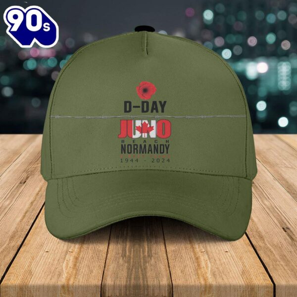 80th Anniversary Of D-Day Juno Beach Anniversary Baseball Cap  Gift For Veteran Day