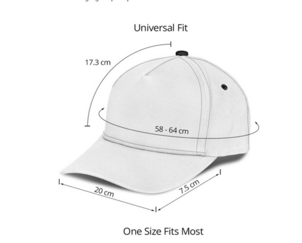 Baseball Cap Size Chart
