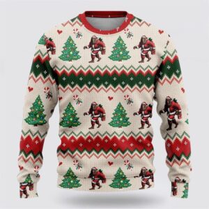 Bigfoot Santa Claus Ugly Christmas Sweater Best Gift For Christmas 1 ye6tdl.jpg