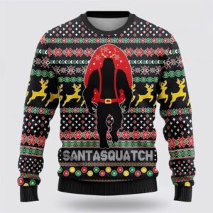 Bigfoot Santa Squatch Ugly Christmas Sweater Best Gift For Christmas 2 rnhiqa.jpg