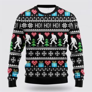 Bigfoot Secret Gift Ho Ho Ho Ugly Christmas Sweater Best Gift For Christmas 1 b2zyvd.jpg