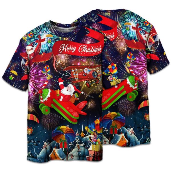 Christmas Spreading Love Santa 3D All Over Print Hoodie