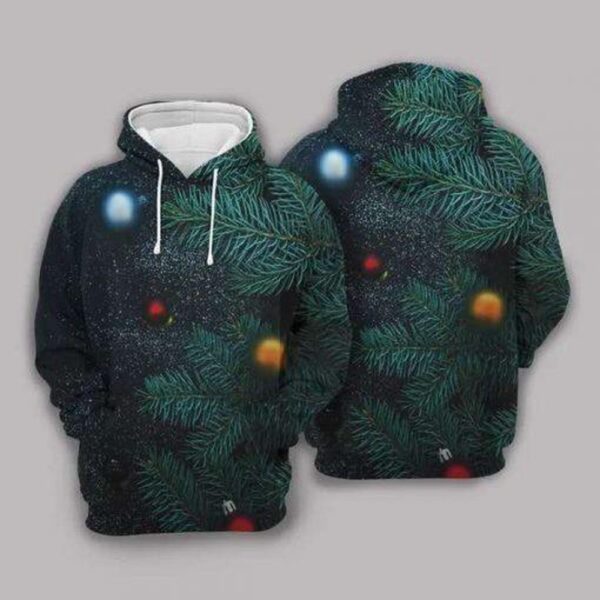 Christmas Tree Green 3D All Over Print Hoodie