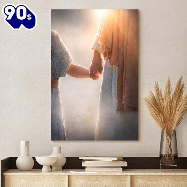 A Father’s Care Canvas Picture Jesus Canvas Wall Art   Gift For Christmas