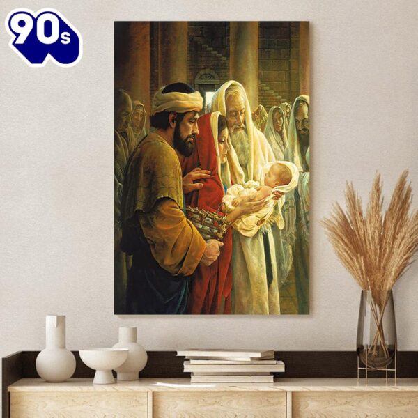 A Light To The Gentiles Canvas Wall Art Jesus Canvas Pictures   Gift For Christmas