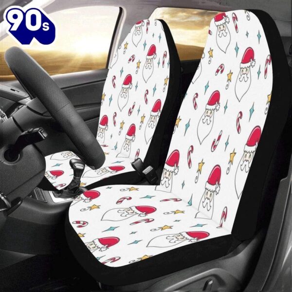 A Magical Christmas With Santa Claus And Gifts Car Seat Covers  Gift Xmas