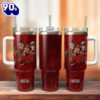 A Nightmare On Elm Street Movie Custom Stanley Quencher 40oz Stainless Steel Tumbler With Handle  For Fans