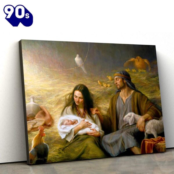 A Savior Is Born Canvas Pictures Jesus Christ Canvas   Gift For Christmas