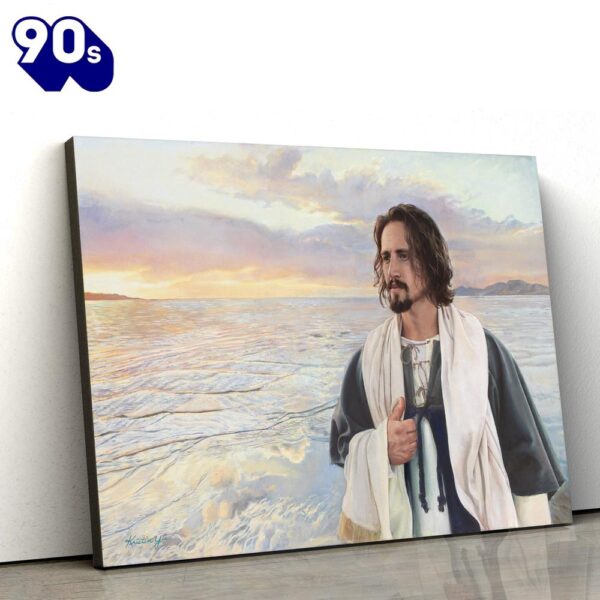 Abide With Me ‘Tis Eventide Canvas Picture Jesus Canvas Wall Art   Gift For Christmas