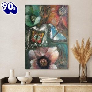 Abstract Original Painting Butterfly Mixed…