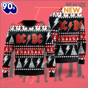 AC DC Christmas Ugly Sweater