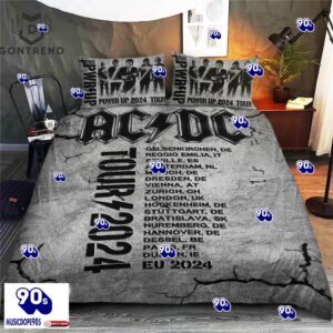 AC DC Power Up 2024 Tour Bedding Set