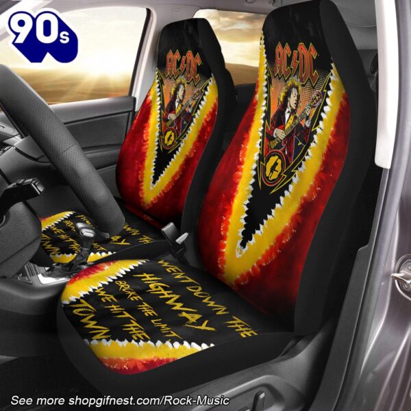 ACDC 2PCS Car Seat Cover For Fans