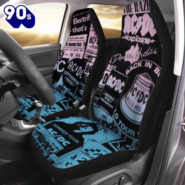 ACDC 2PCS Car Seat Cover HOT Trend 2025