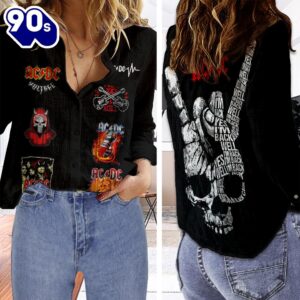 ACDC 3D Linen Shirt For…
