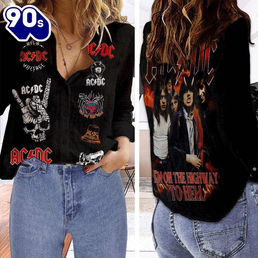 ACDC 3D Linen Shirt New Trend ACDC 3D Linen Shirt New Trend