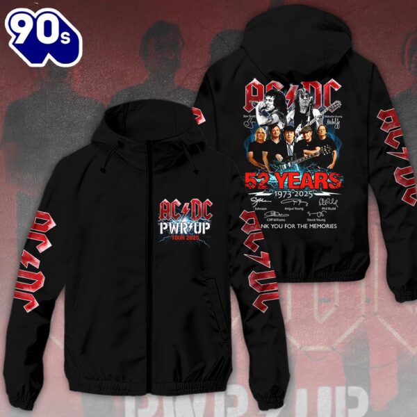 ACDC 3D Windbreaker Jacket For Man And Women