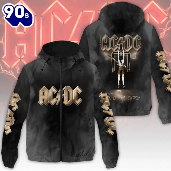 ACDC 3D Windbreaker Jacket For Man And Women